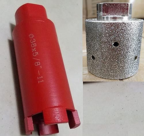 Miniatura 5 de Molinillo de pulido húmedo de 1 14 pulgadas OGEE Bullnose F30 rueda perfiladora de 1 38 pulgadas de pulido de núcleo de tambor de pulido almohadilla