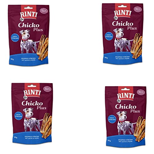 RINTI Chicko Fischstäbchen mit Lachs & Huhn - Bundle 4 x 80g