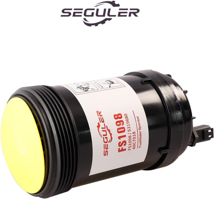 4 PCS Replaces FS1098 5319680 5308722 Fuel Filter Water Separator PCV Valve Fits for Cummins Wirtgen W100CFI W120CFI W130CFI B6.7 ISB6.7/QSB6.7 ISL8.9 L9 Series Diesel Engines