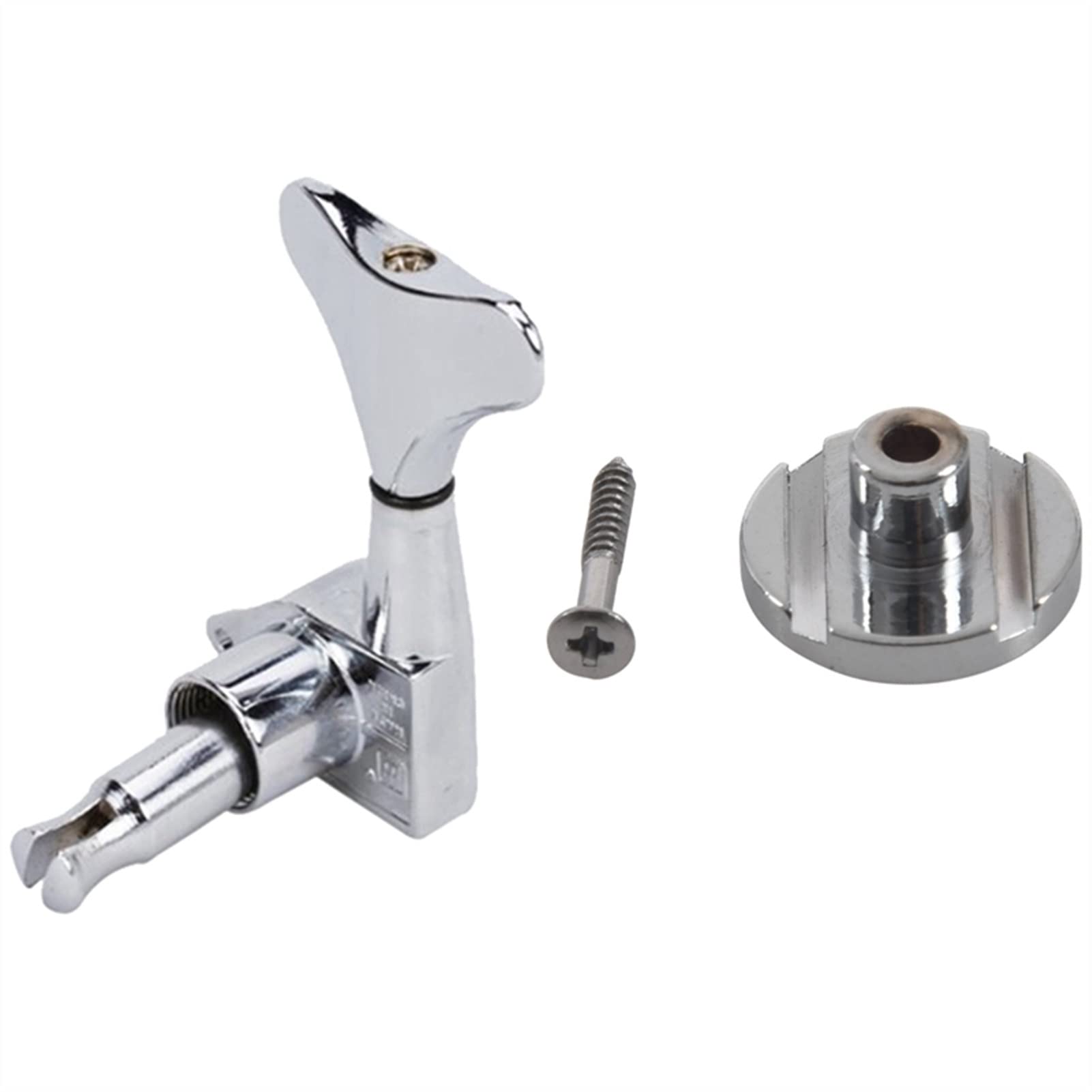 Stimmwirbel Gitarrensaiten 4 Paare 4R Bass Tuner Machine Köpfe Tuning Pegs 1 Bass/Präzision Bass String Guide - Chrome