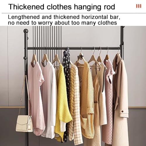 Portant à vêtements à roulettes pour optimiser une chambre sans dressing fixe - 5