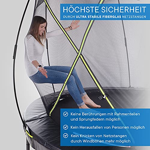 KINETIC SPORTS Outdoor Trampolin 'Ultimate Pro' für Kinder und Erwachsene | TÜV GS-geprüft | Designed in Germany… – Bild 4