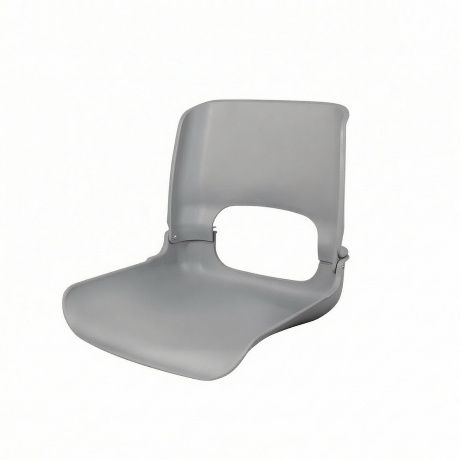 Sedile da Barca con Schienale Stabile Seggiolino Nautico con Schienale Confortevole Sedia per Yacht, Pesca, Grigio, PB-002 Sedia Da Pescatore Grigia