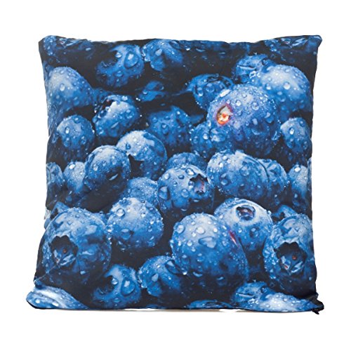 Ferocity Housse de Coussins Couverture de Cas Décoratif Taie d'oreiller Imprimé 45 x 45cm Blueberry [002]