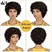 DÉBUT Short Curly Wig 100% Human Hair Wigs For Women Dark Brown Afro Curly Wig with Bangs Pixie Cut Wig Brazilian Remy Hair (8 inches, 4) DÉBUT Short Curly Wig 100% Human Hair Wigs For Women Dark Brown Afro Curly Wig with Bangs Pixie Cut Wig Brazilian Remy Hair (8 inches, 4)