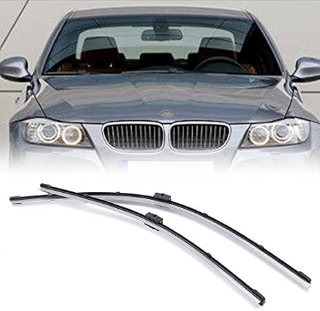 Amazon Co Jp フロント ワイパーブレード 600mm 480mm エアロワイパー ブレード 2本入 Uタイプ 強力撥水 悪天候必需品 簡単交換 適用ビー エム ダブリュー 3シリーズ E90 E91 車 バイク