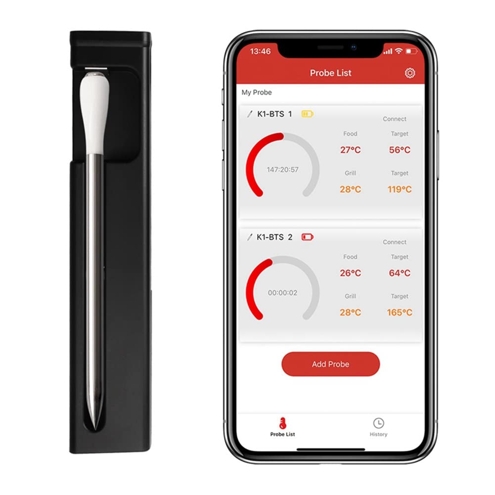 Kabelloses Fleischthermometer BBQ Barbecue Smoker Kochen Essen Digital Bluetooth Thermometer Tolles Geschenk
