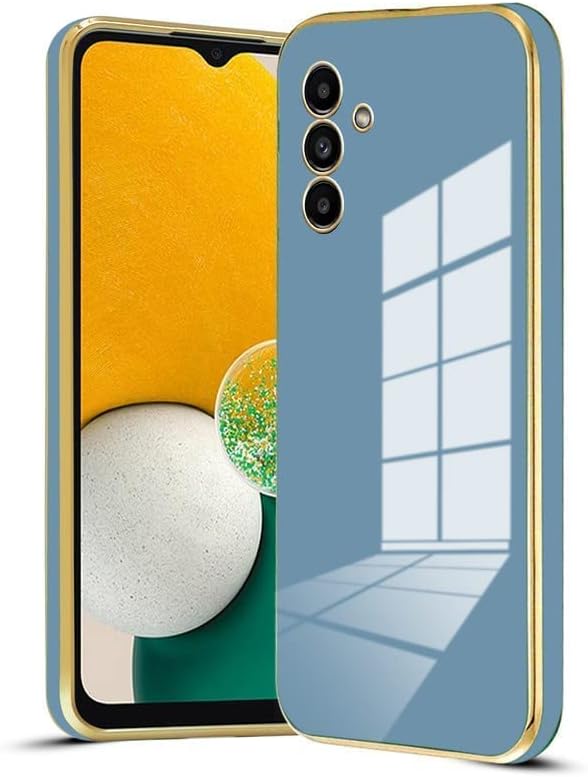ZubitechCase for Samsung Galaxy A54 Solid Colored Pattern Cover Soft Silicone Back Case Cover with Luxurious Square Plating case compatible for Samsung Galaxy A54 5G (Samsung Galaxy A54, Grey)