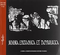 Minima Epigraphica Et Papyrologica: Anno VII-VIII 8882657159 Book Cover