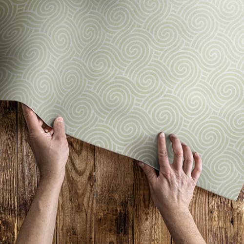 Tapis du sol vinyle 140x210 cm rectangle à vagues régulières - 5