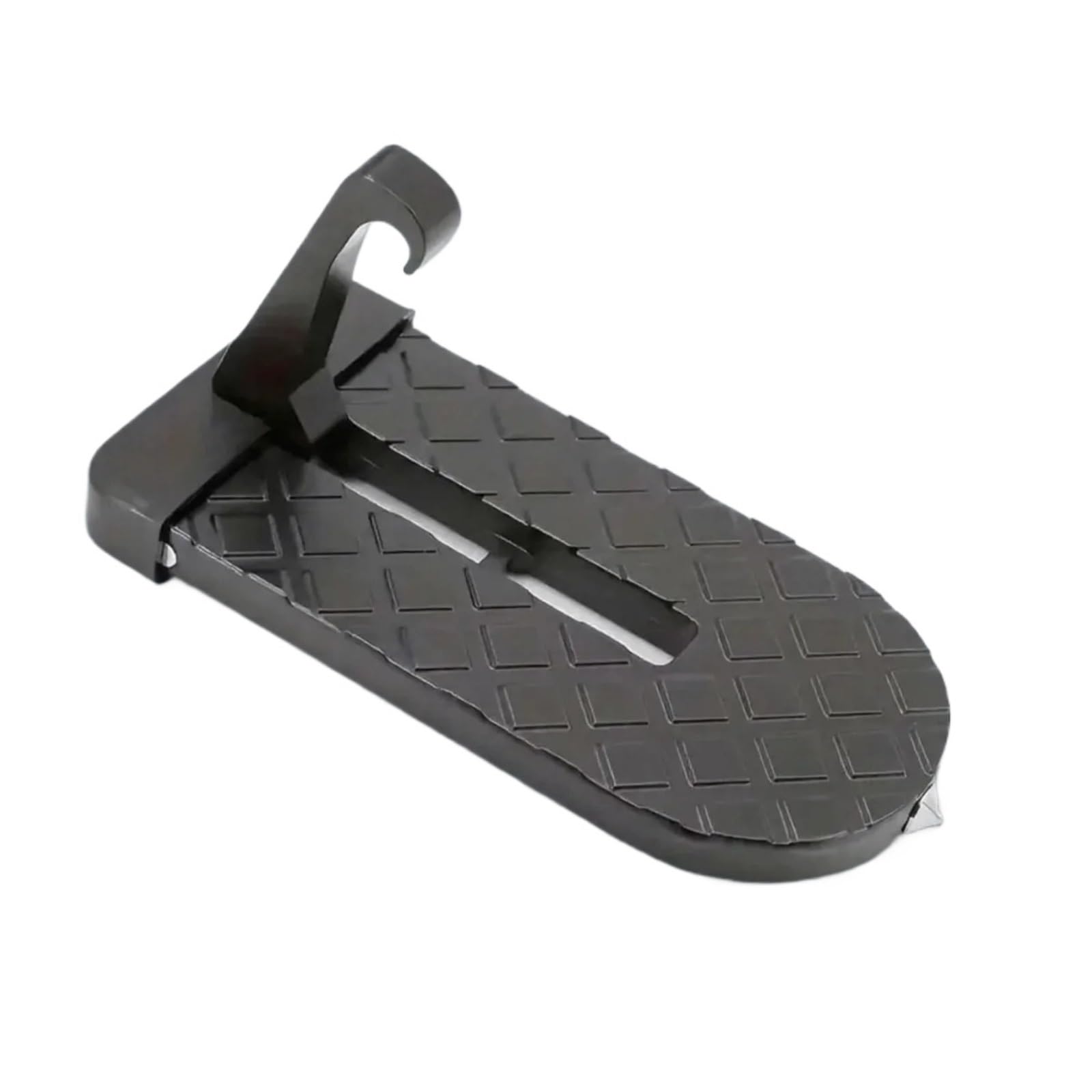auto stopień drzwiowy Aluminiowy hak do drzwi SUV-a, konstrukcja z wytrzymałym stopniem dachowym(Black)