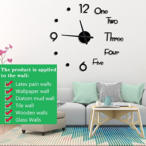 Aischens Orologio da Parete Silenzioso Preciso Fai...