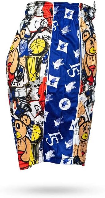 Flow Society Teddy Bball Boys Short | Boys LAX Shorts | Lacrosse Shorts for Boys | Kids Athletic Shorts for Boys