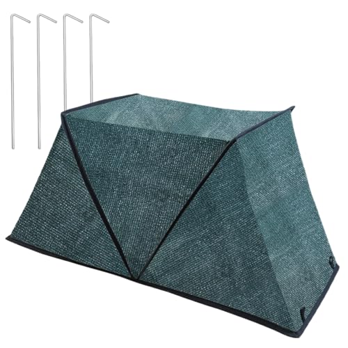 Sombra Solar para Jardín, Cobertor Plegable para Parterres Elevados, Incluye Estacas, Resistente a UV, Accesorios Huerto para Cultivo de Hortalizas y Semilleros en Exteriores