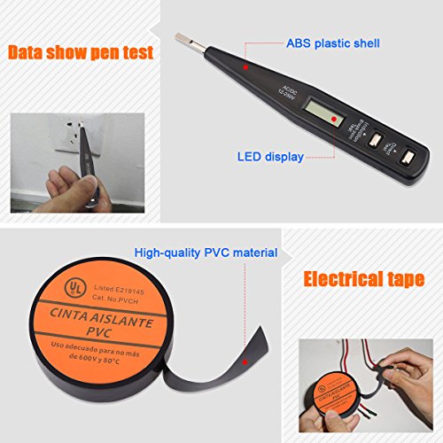 Floureon - Cassetta portautensili 82 pezzi