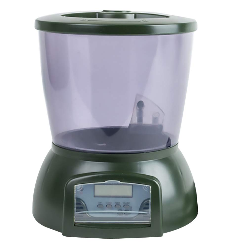 Automatyczny dozownik karmy dla ryb, akwarium, timer, Auto Feeder z ekranem LCD (bez baterii)