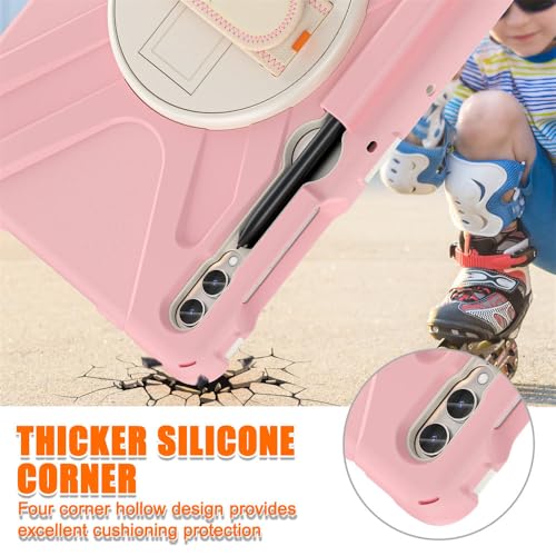 Protection Tab S10+ silicone double couche et cadre rigide contre les chutes - 5