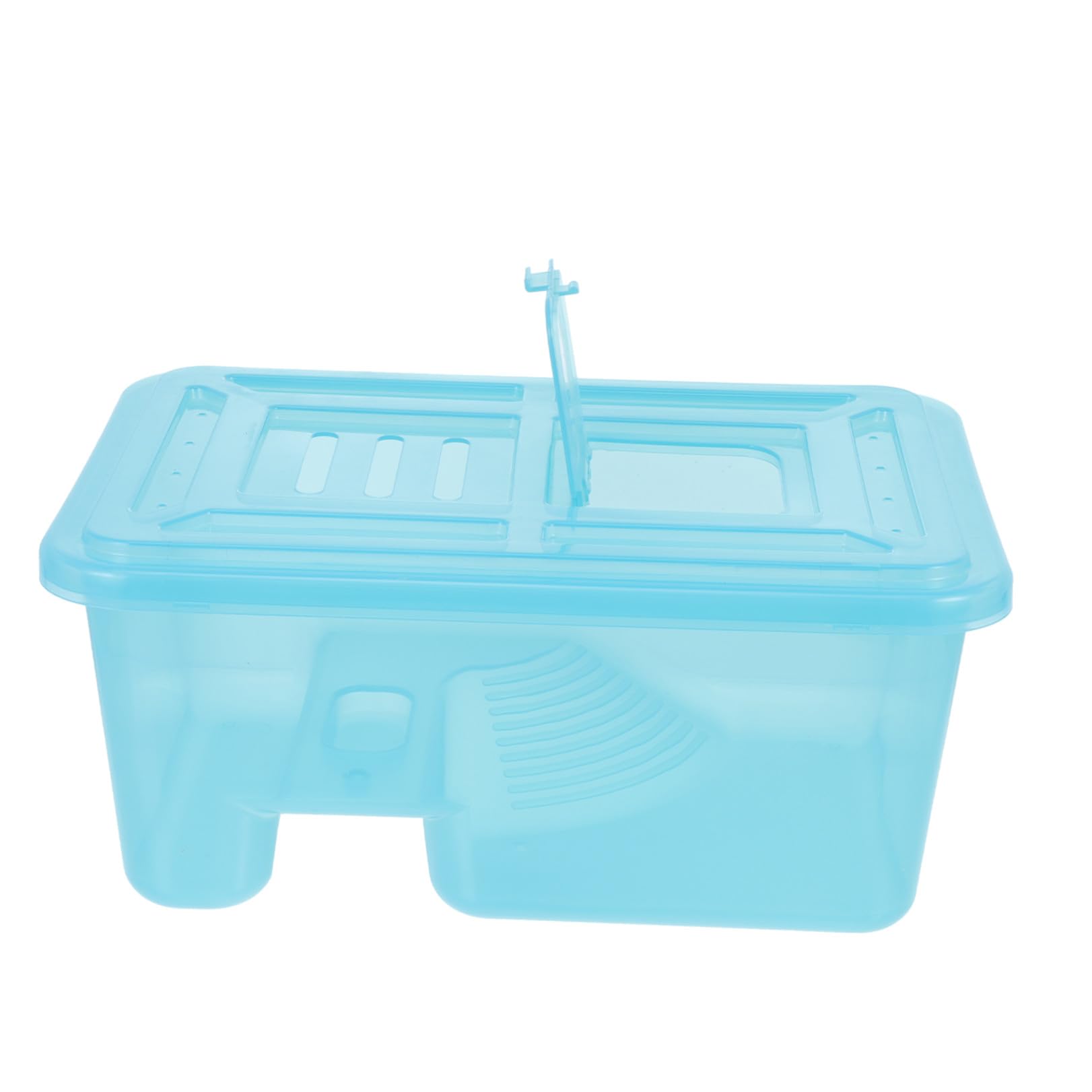 Happyyami Terrario Stagno Plastica e Tartarughe Blu a Piattaforma per Arrampicata Vasca Tenuta Stagna Rettili