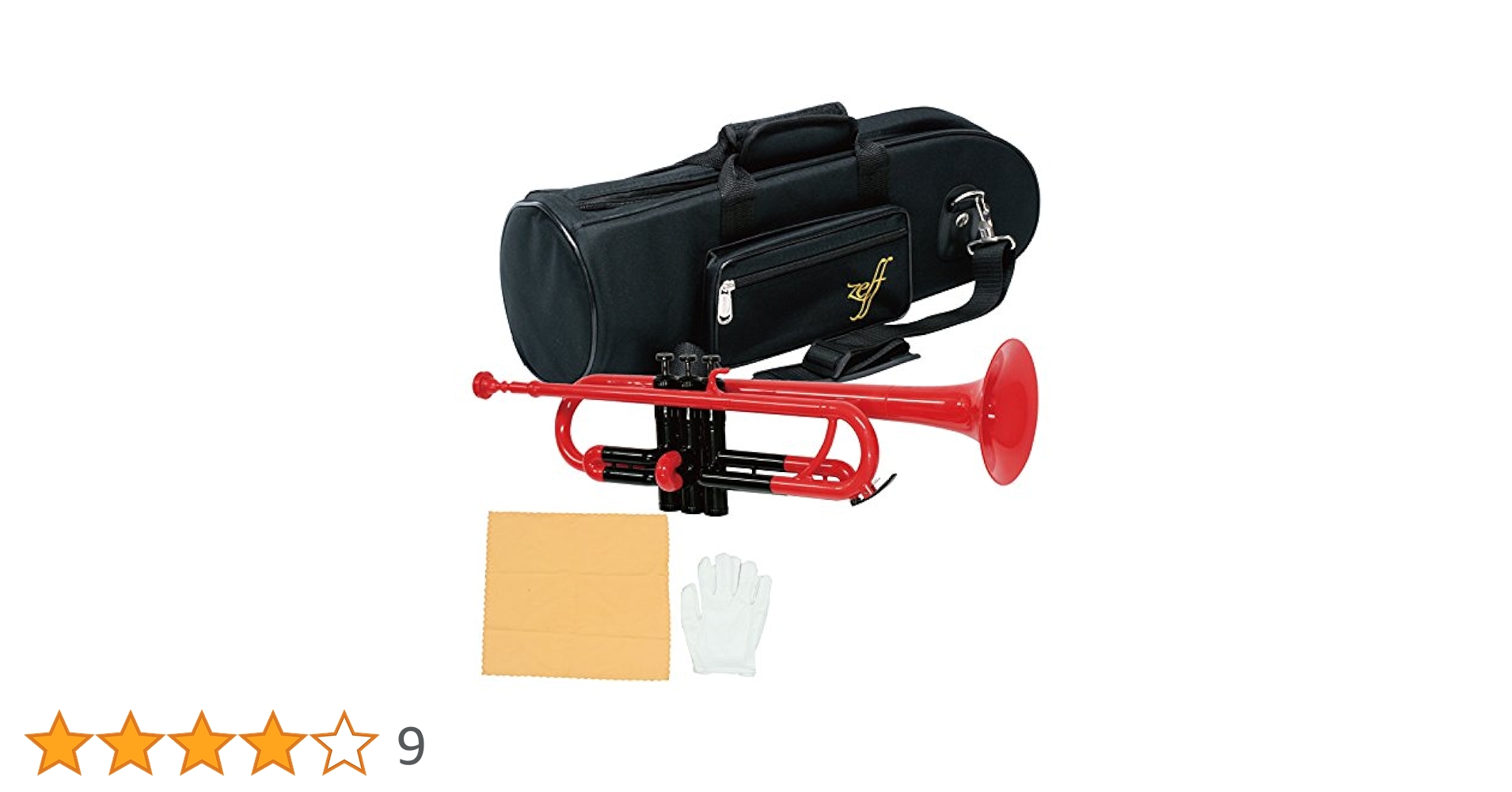 Amazon | Zeff トランペット プラスチック製 B♭ ZPT-01 レッド