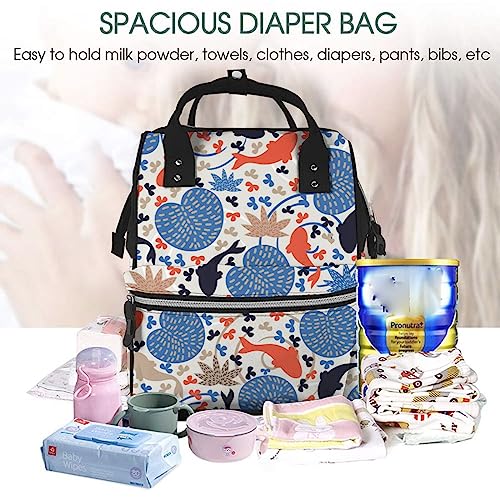 Cartable ordinateur portable et sac à dos à langer multipoche