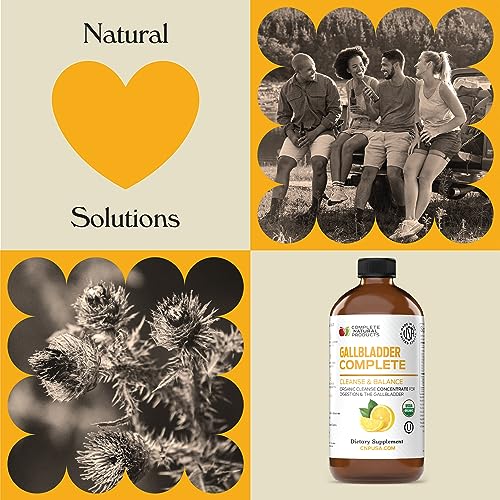 Gallbladder Complete 8oz - Natural Organic Liquid Gallstones Cleanse, Support, & Sludge Formula Supplement - Thumbnail 6