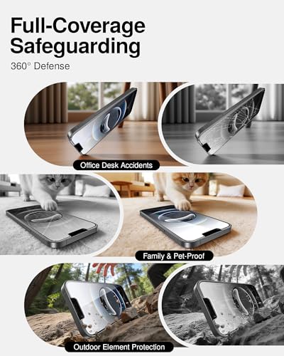 Image of SMARTDEVIL 2 Pack for iPhone 16e /14 /13Pro /13 Screen Protector | Tempered Glass, SmartPull Box Bubble-Free Instant Install Applicator, 9H Military-Grade Protection, Case-Friendly