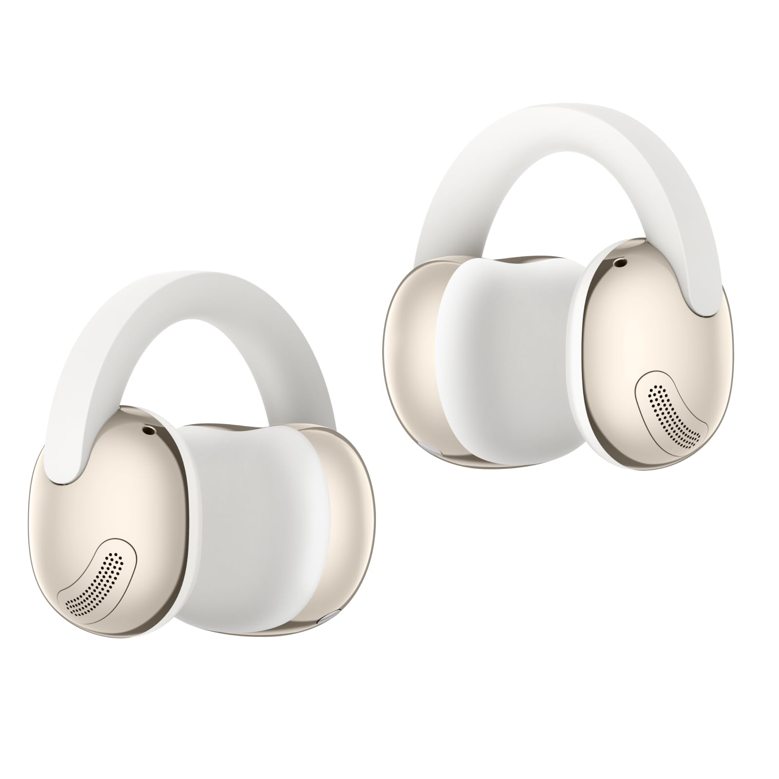 TCL CrystalClip, design a clip, miglioramento dei bassi, suono spaziale 3D, fino a 36 ore di riproduzione, Bianco lunare