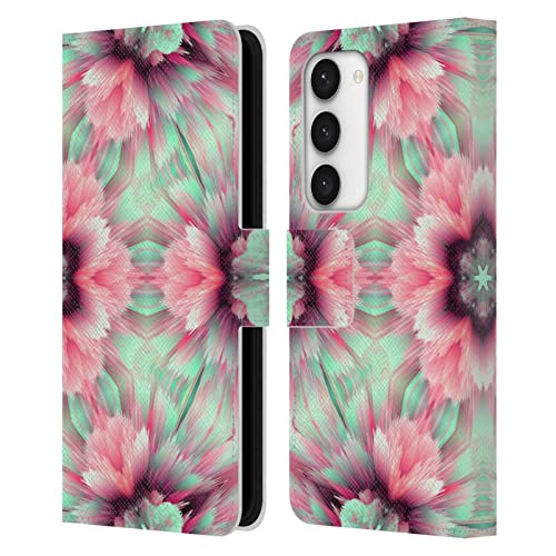 Étui portefeuille Haroulita motif abstrait en cuir pour Galaxy S23 5G