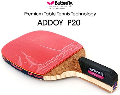 Premium Butterfly Addoy P20 Penholder Table Tennis Racket Ping Pong