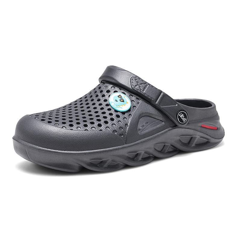 Image of Men's Clogs Garden Shoes Adult Mules Outdoor Sports Sandals Summer Water Beach Shoes Casual Slippers Lightweight Breathable Non-Slip