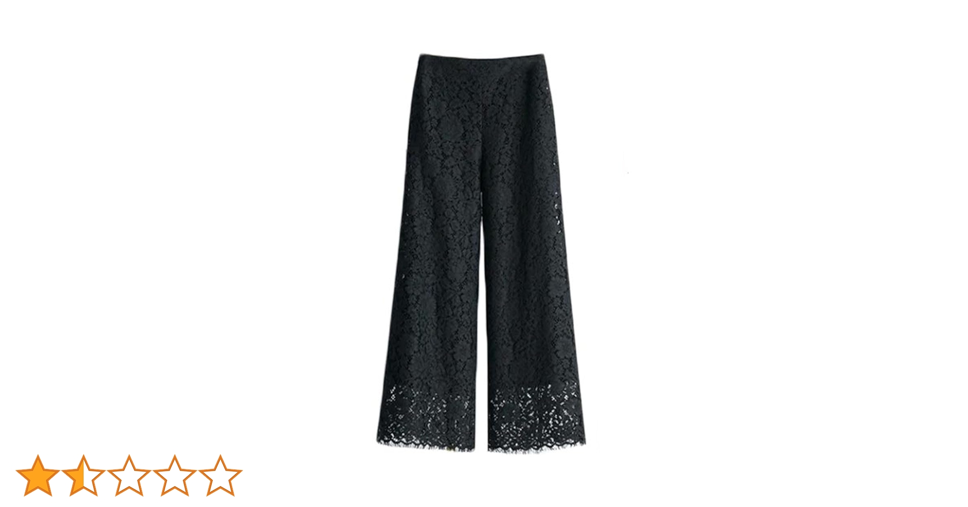 【新品】drugstore's♡レースこお花がオシャレなゆったりパンツ♡Ｆサイズ FREAK'S STORE パンツ フラワーレースパンツ/レースワイドパンツ