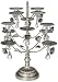 Jewel Rose Antique Silver 19" High Cupcake Stand
