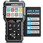 TOPDON AL600 OBD2 Code Reader with Active Test, ABS & SRS Diagnostics, Car Maintenance Reset Service of Oil, BMS, SAS, Full OBD2 Functions, LED Lights, Free Software Update