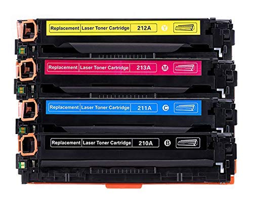 Image of 131A Toner Cartridge Compatible withLaserjet Pro 200 Color M251n / M251nw / MFP M276n / MFP M276nw (Set of 4)