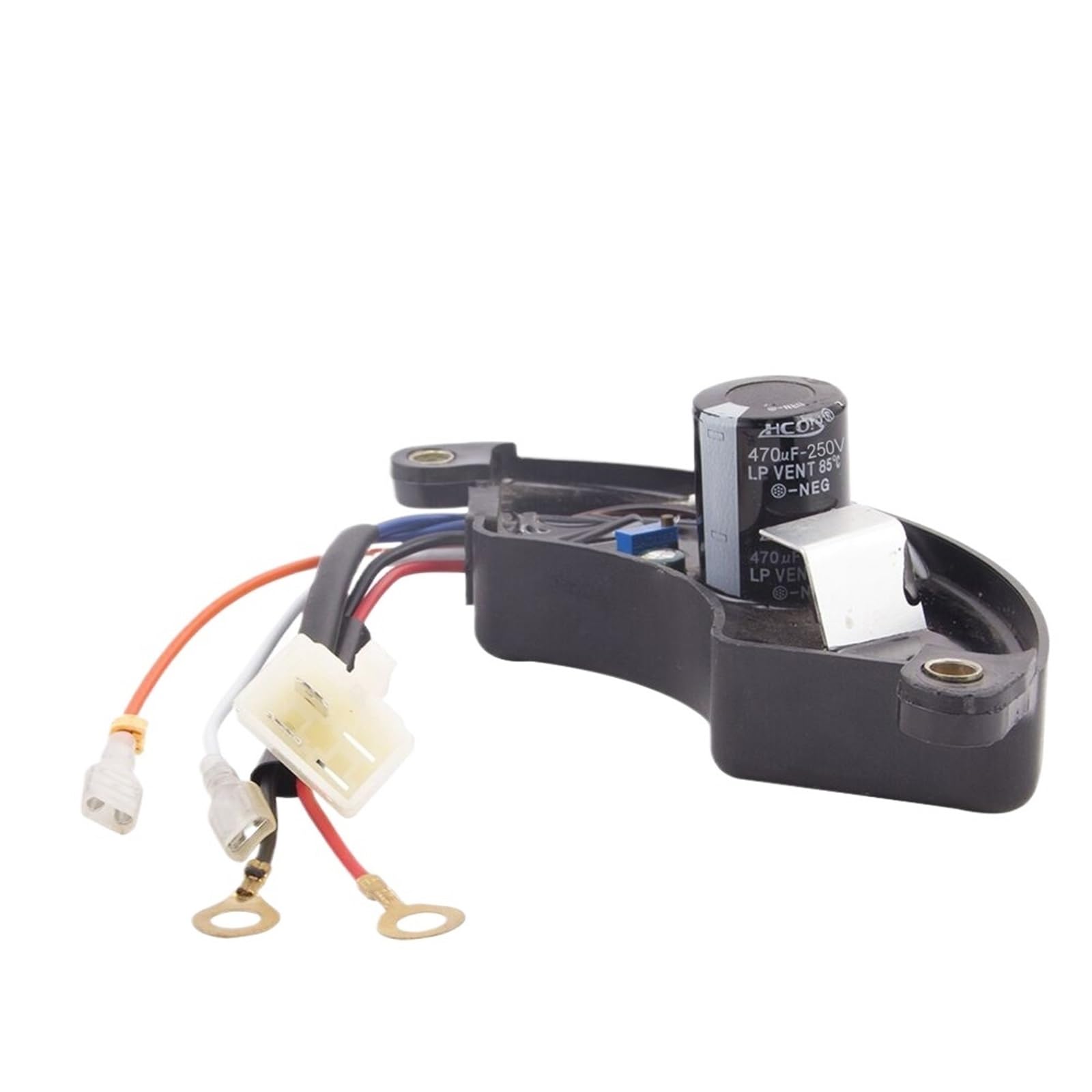 Generador eléctrico de Gasolina AVR de 5-8 kW, regulador automático de Voltaje de 220 V, estabilizador monofásico, 6 Cables, 470 UF, Capacidad de 250 V.