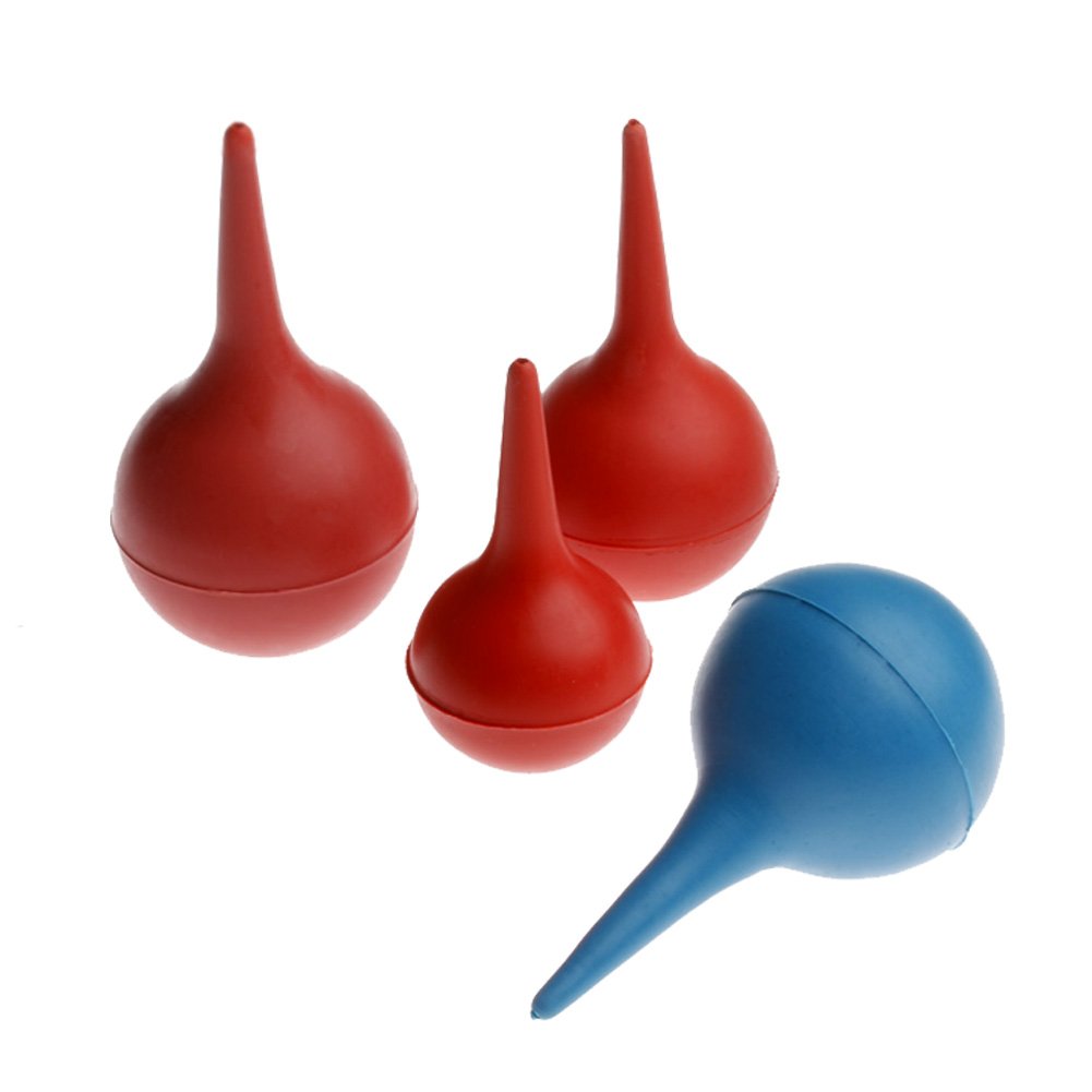 30/60/90/120 ML Outil de Laboratoire Aspiration en Caoutchouc Seringue de Lavage des Oreilles Ampoule à Presser Silicone
