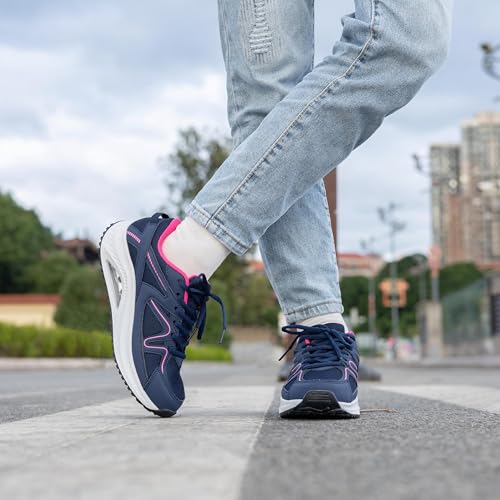 Image of Autper Plantar Fasciitis Shoes Women Walking Arch Support Tennis Casual Athletic Nurse Orthotic Sneakers for Foot Pain Relief