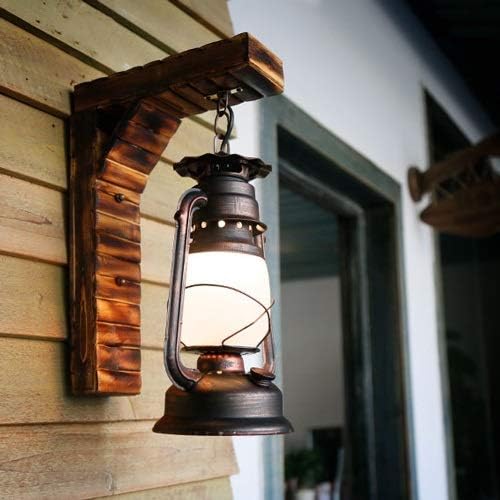 Miniatura 3 de Lámpara rústica de campo americano antiguo caballo lámpara de pared lámpara de hierro forjado lámpara de queroseno restaurante restaurante café