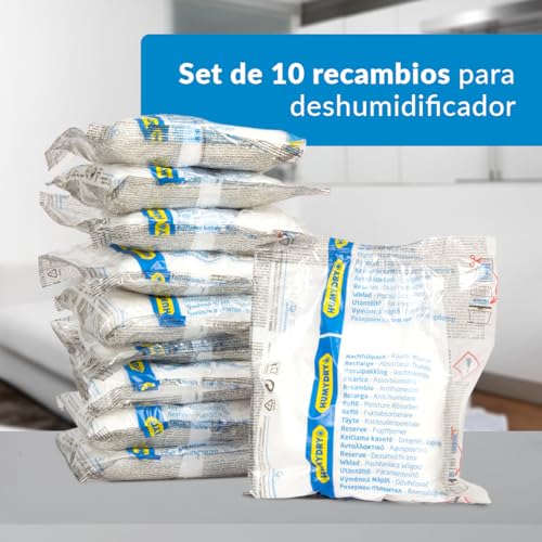 Miniatura 2 de Humydry - Pack 10 Recambios Antihumedad 450g Absorbe La Humedad, Evita Olores Y Manchas Compatible Con Deshumidificadores Humydry Premium 450, Smart Y Premium Plus Aroma Neutro - Capacidad 15m2