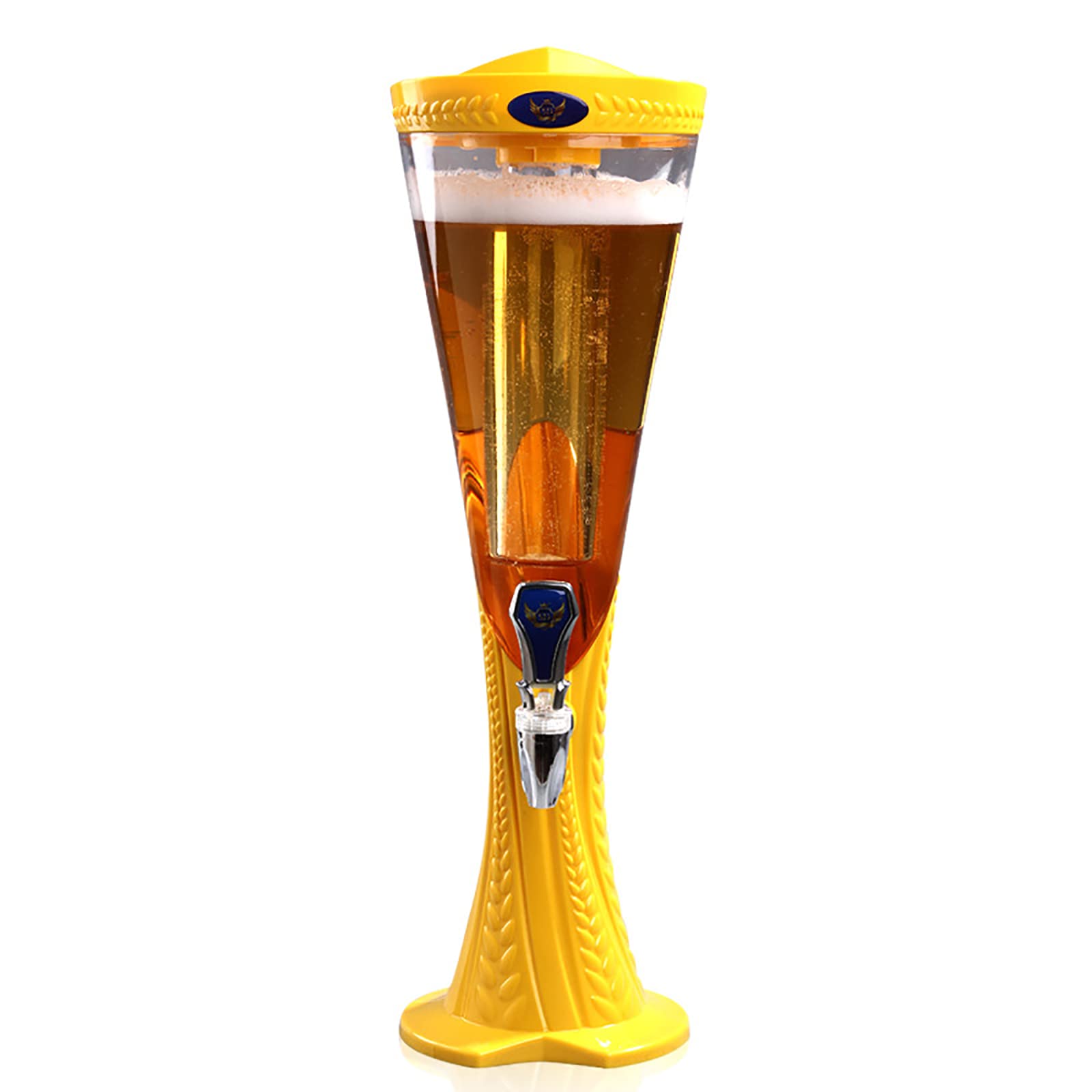 Amazon｜3リットルの飲料ディスペンサー、氷冷式のビールカラム 