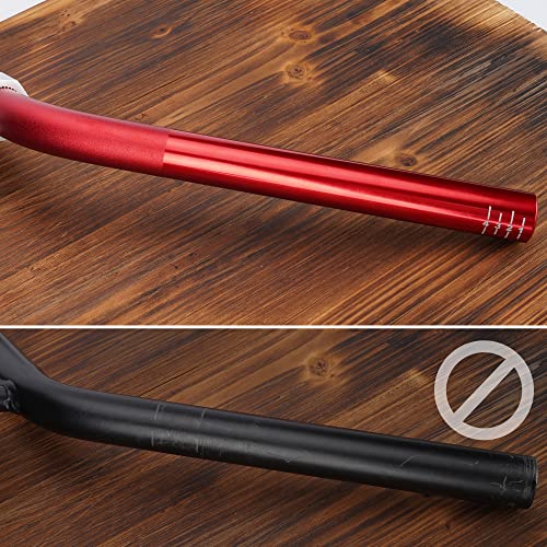 Manubrios para bicicleta de tierra Universal 7/8" 22mm con barra transversal y almohadilla de espuma - Rojo miniatura 3