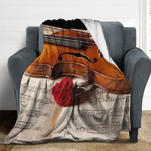 Couverture de lit partition de musique haut de gamme et finitions douces