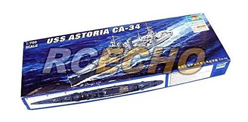 Maquette USS Astoria CA-34 1/700 Trumpeter finitions premium pour collectionneur
