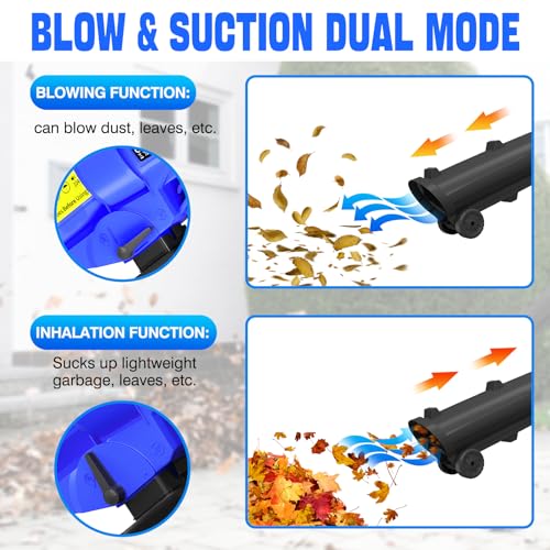 Leaf Blower 3500W 3-in-1 - Blows, Vacuums and Mulches Leaves Grass, Electric Garden lawns/patios/driveways Vacuum Shredder Mulcher Vacs Hoover with Rake and 35L Bag, Variable Blow Speed 3 Leaf Blower 3500W 3-in-1 - Blows, Vacuums and Mulches Leaves Grass, Electric Garden lawns/patios/driveways Vacuum Shredder Mulcher Vacs Hoover with Rake and 35L Bag, Variable Blow Speed - Image 3