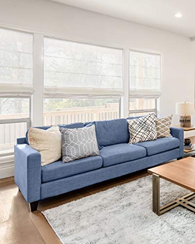 Chicology Roman Shades, Window Treatments, Window Shades for Home 23" W X 64" H, Pacific White (Semi-Sheer/Light Filtering) - Image 3
