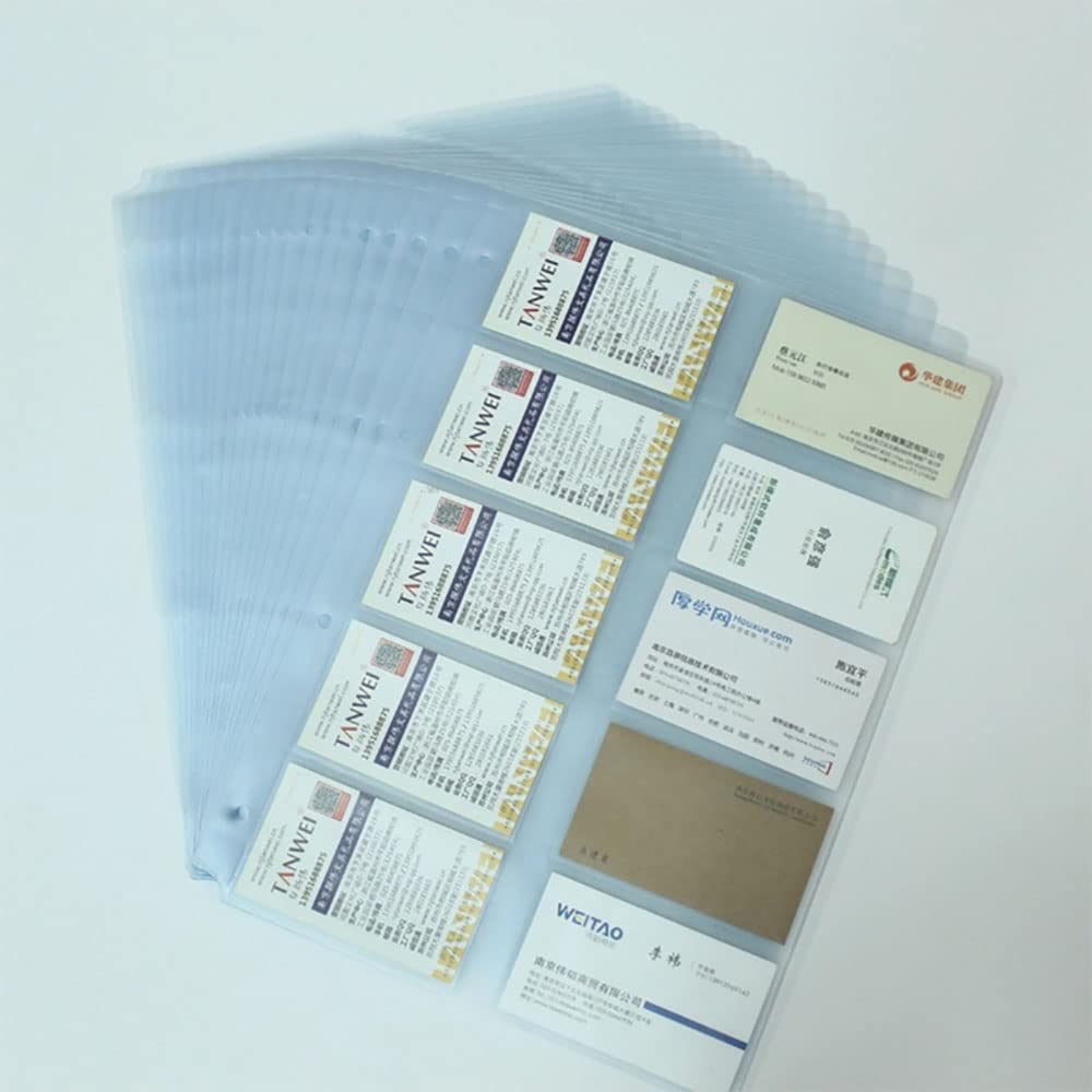 A4 PVC 4 Holes Waterproof Specialist Business Card Holders - Image 3