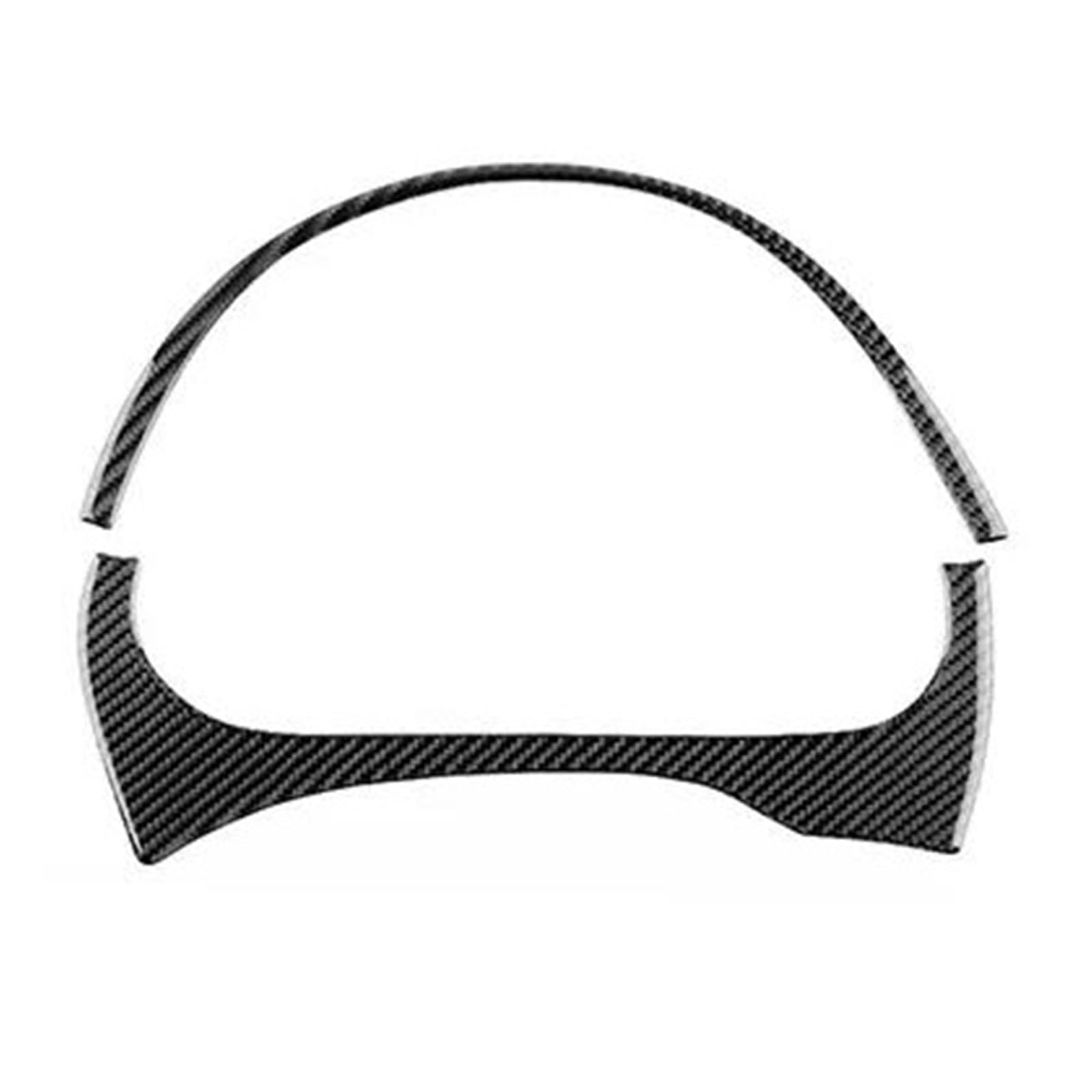 Hqgqcezek For Rhd Black Carbon Interior Decal Trim For Renault For Fluence For Megane Rs 2009 2010 2011 2012 2013 2014 2015 Real Soft Carbon Fiber Sticker Lhd Rhd Car Lnstrument Strip