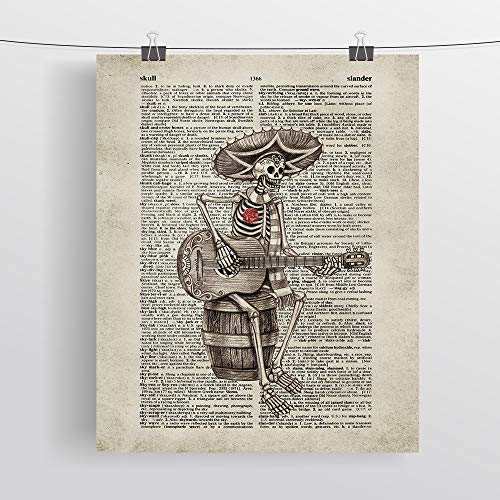 SUMGAR Day of The Dead Vintage Dictionary Page Art Prints Sugar Skeleton Music Party Unframed Posters Decoration Gifts Skull Theme Set 20x25cmx3 Pieces steampunk buy now online SUMGAR Day of The Dead Vintage Dictionary Page Art Prints Sugar Skeleton Music Party Unframed Posters Decoration Gifts Skull Theme Set 20x25cmx3 Pieces steampunk buy now online