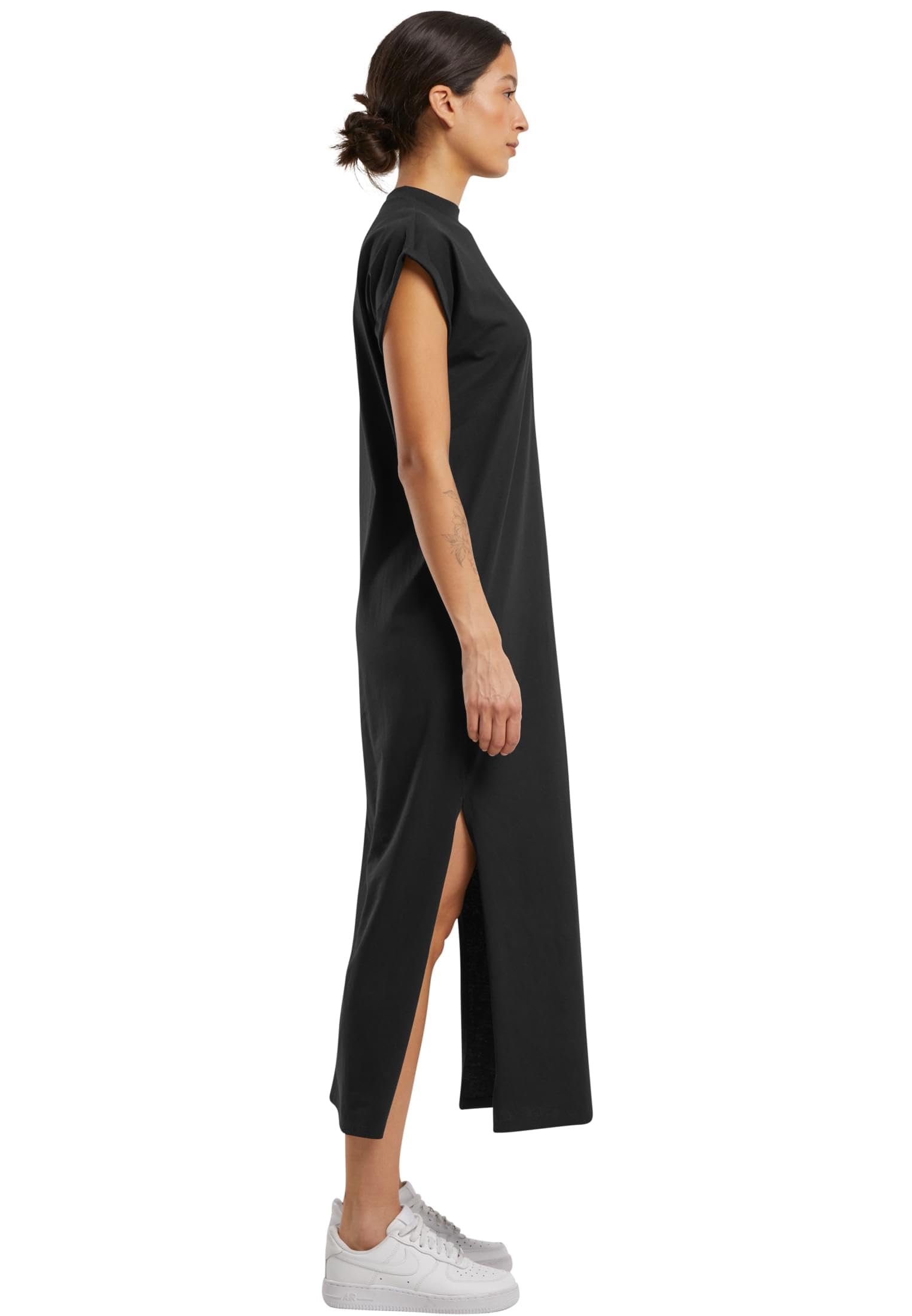 Build Your Brand Damen By302-ladies Long Extended Shoulder Dress Dress (1er Pack)