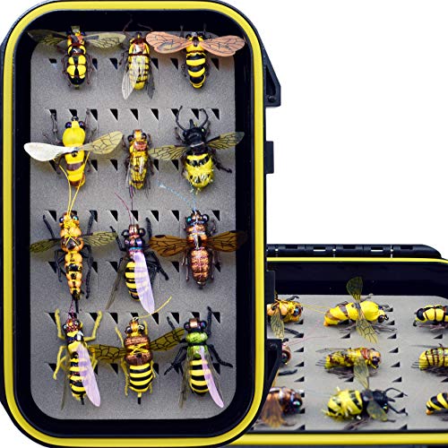 YAZHIDA Fliegenfischen-Set, Bienenfliegen-Sortiment, Wildbienen-Flugserie - Image 5